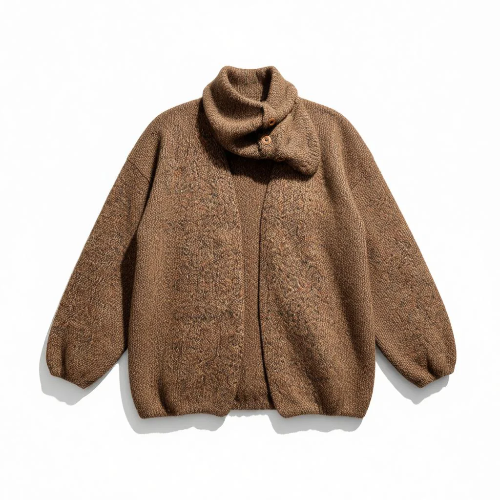 2Pc Cowl Cardigan Set - Image 5