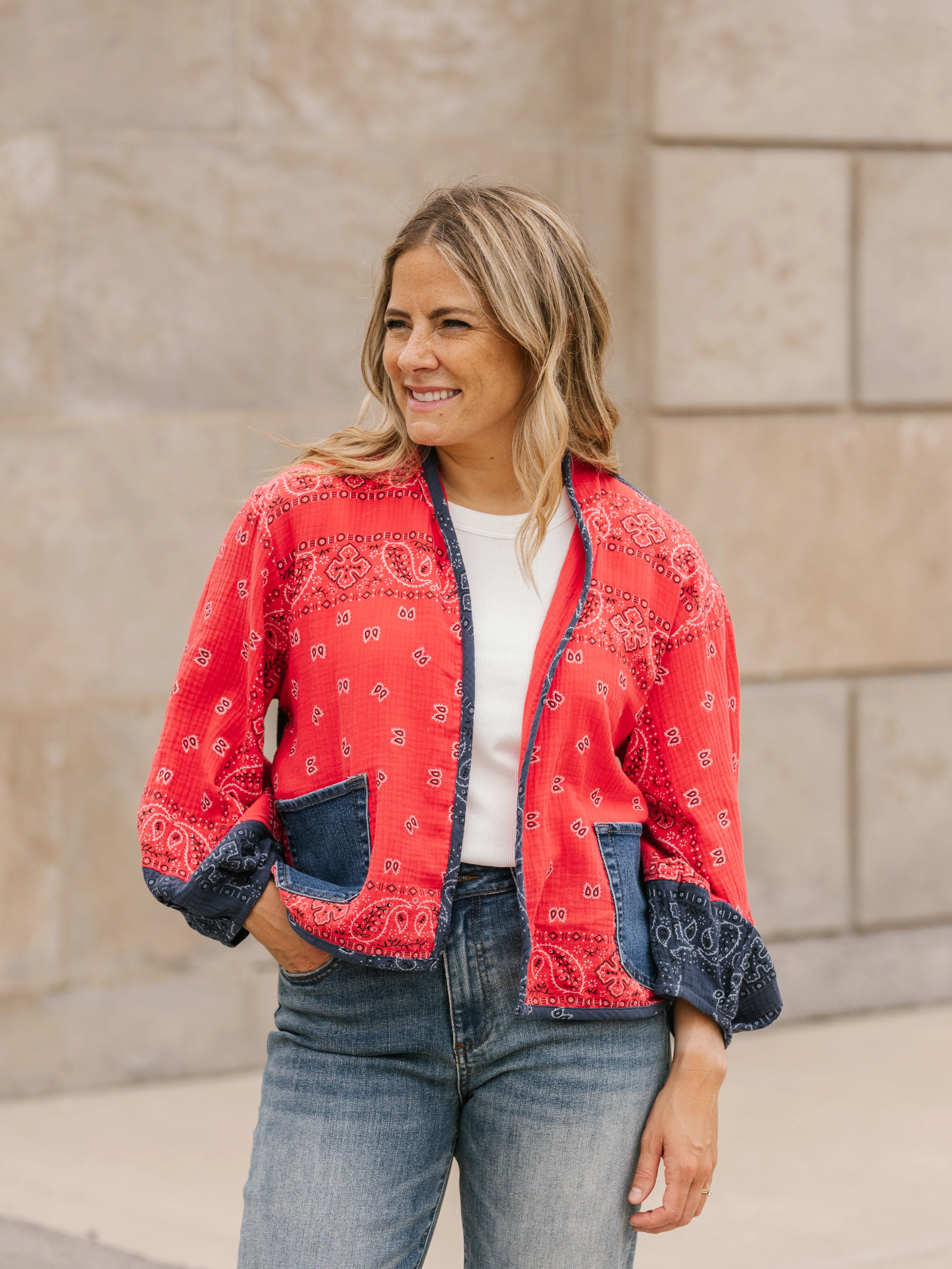 Bandana Mix Cardigan - Image 6