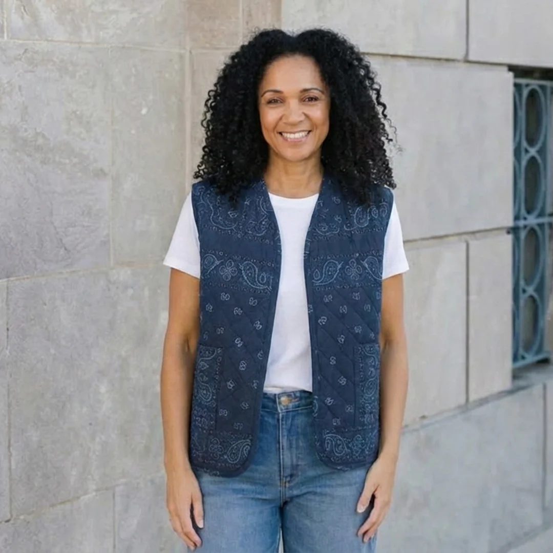 Bandana Quilted Vest - Image 5