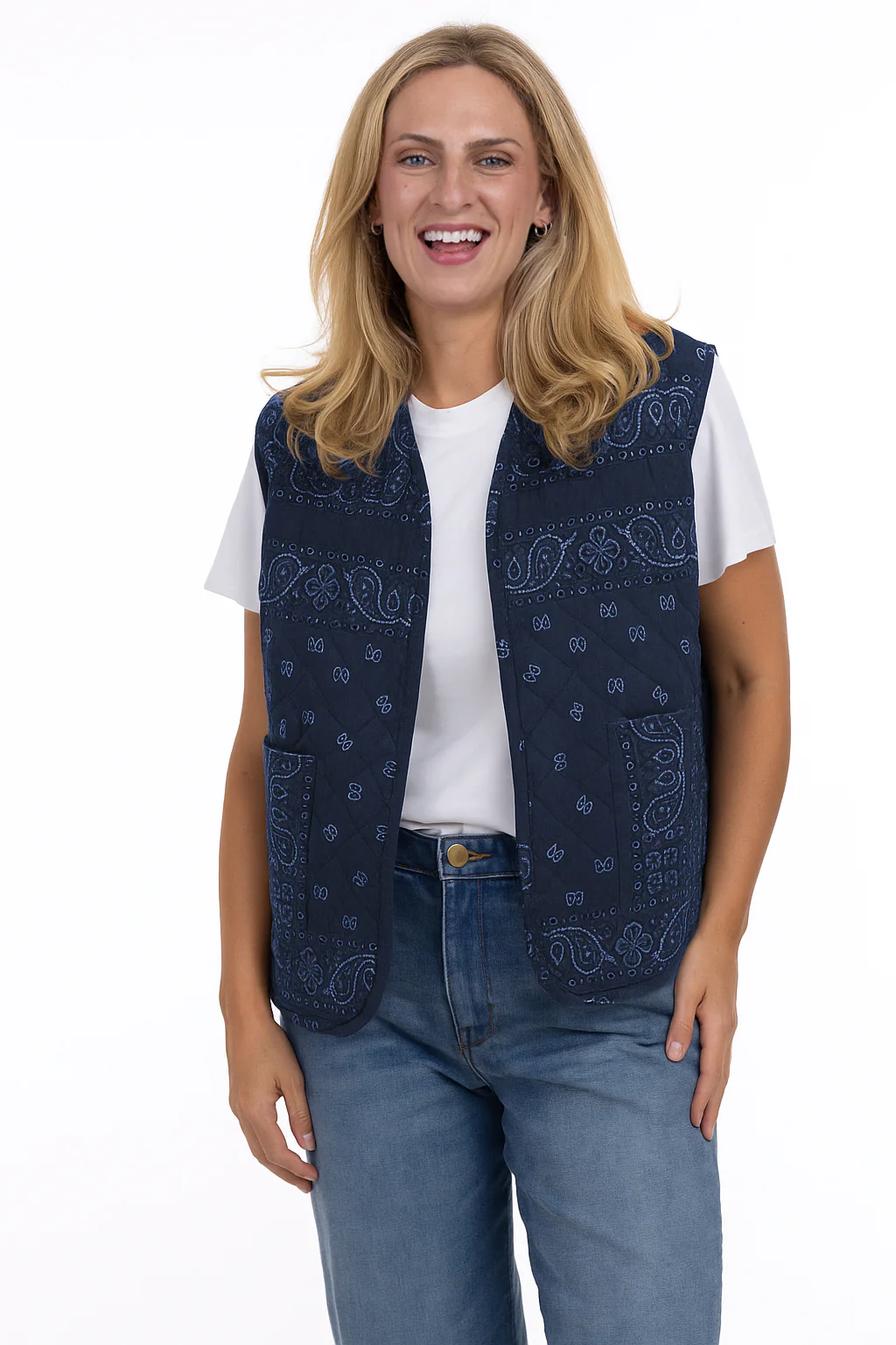 Bandana Quilted Vest - Image 6