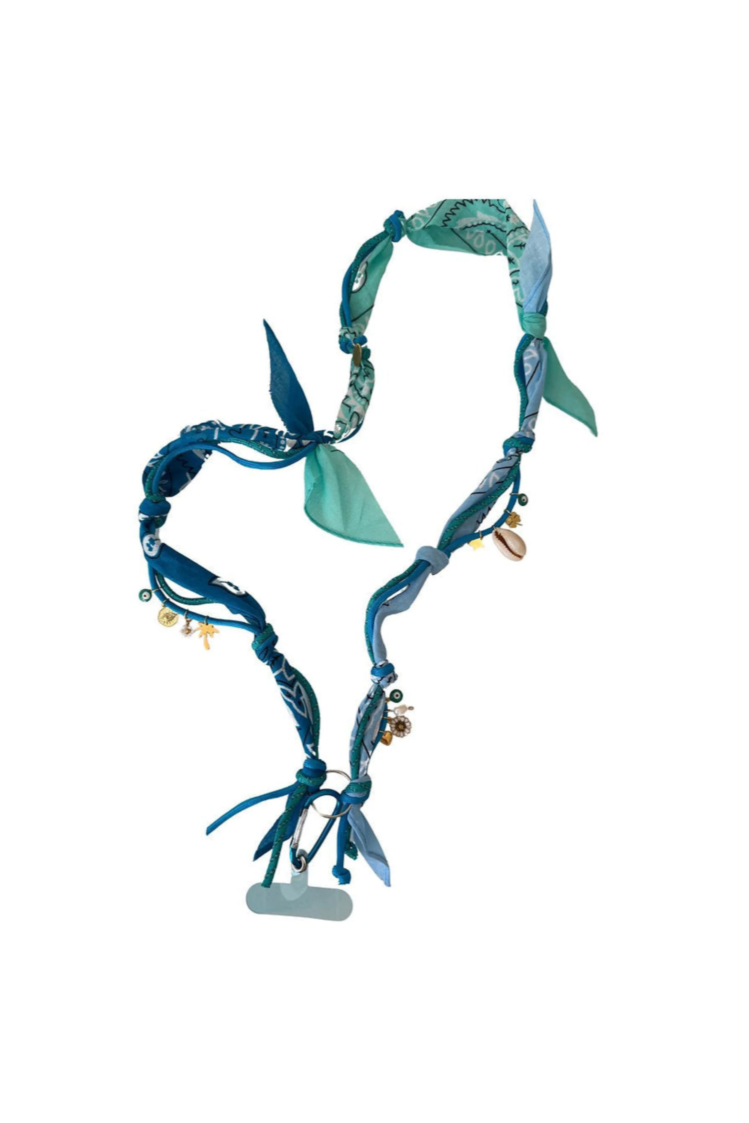 Blue Mix Phone Cord
