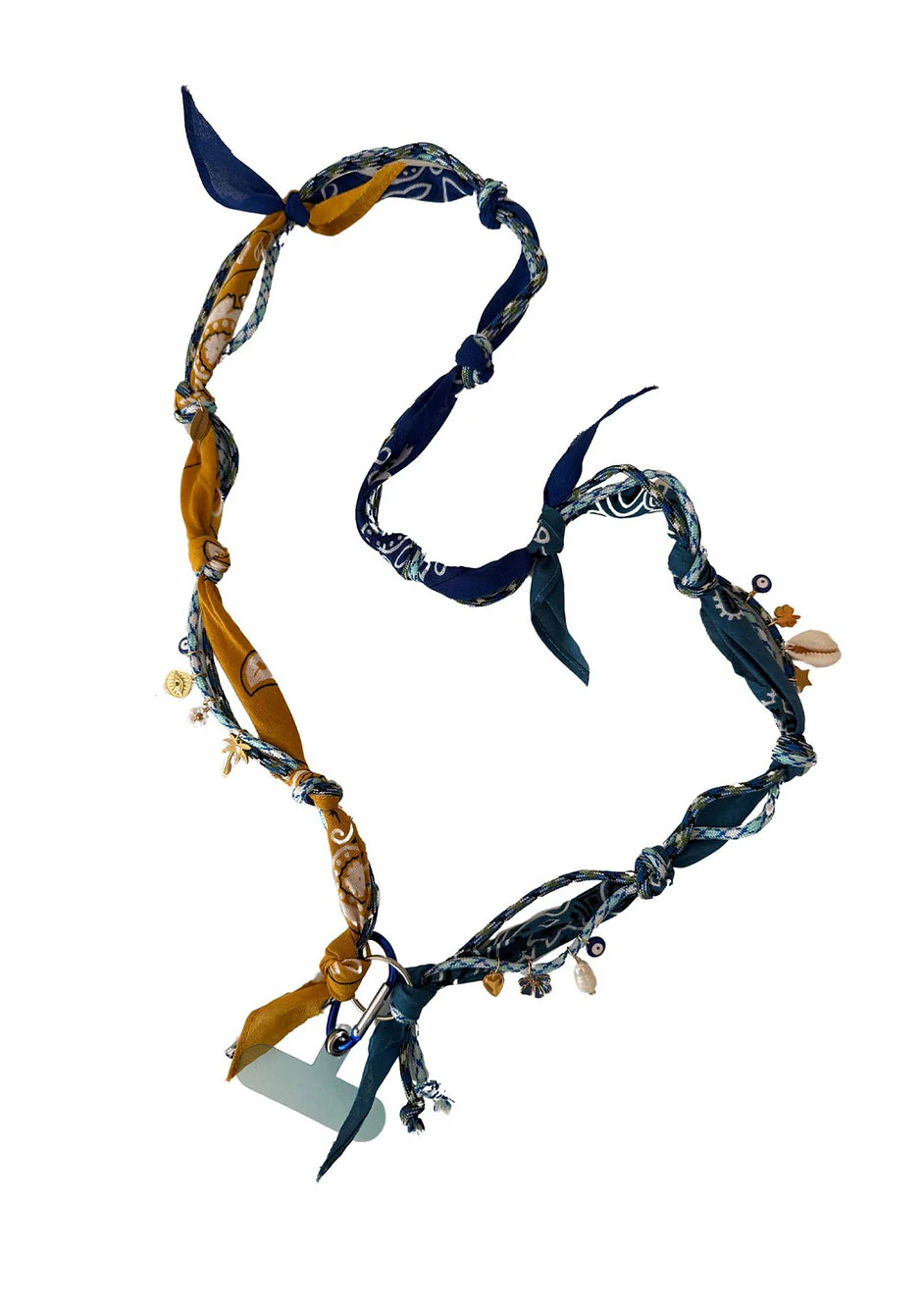 Blue and Mustard Phone Cord - Image 2