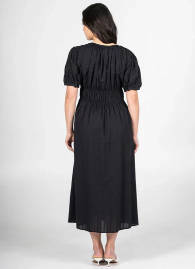 Cotton Cap-Sleeve Dress - Image 4