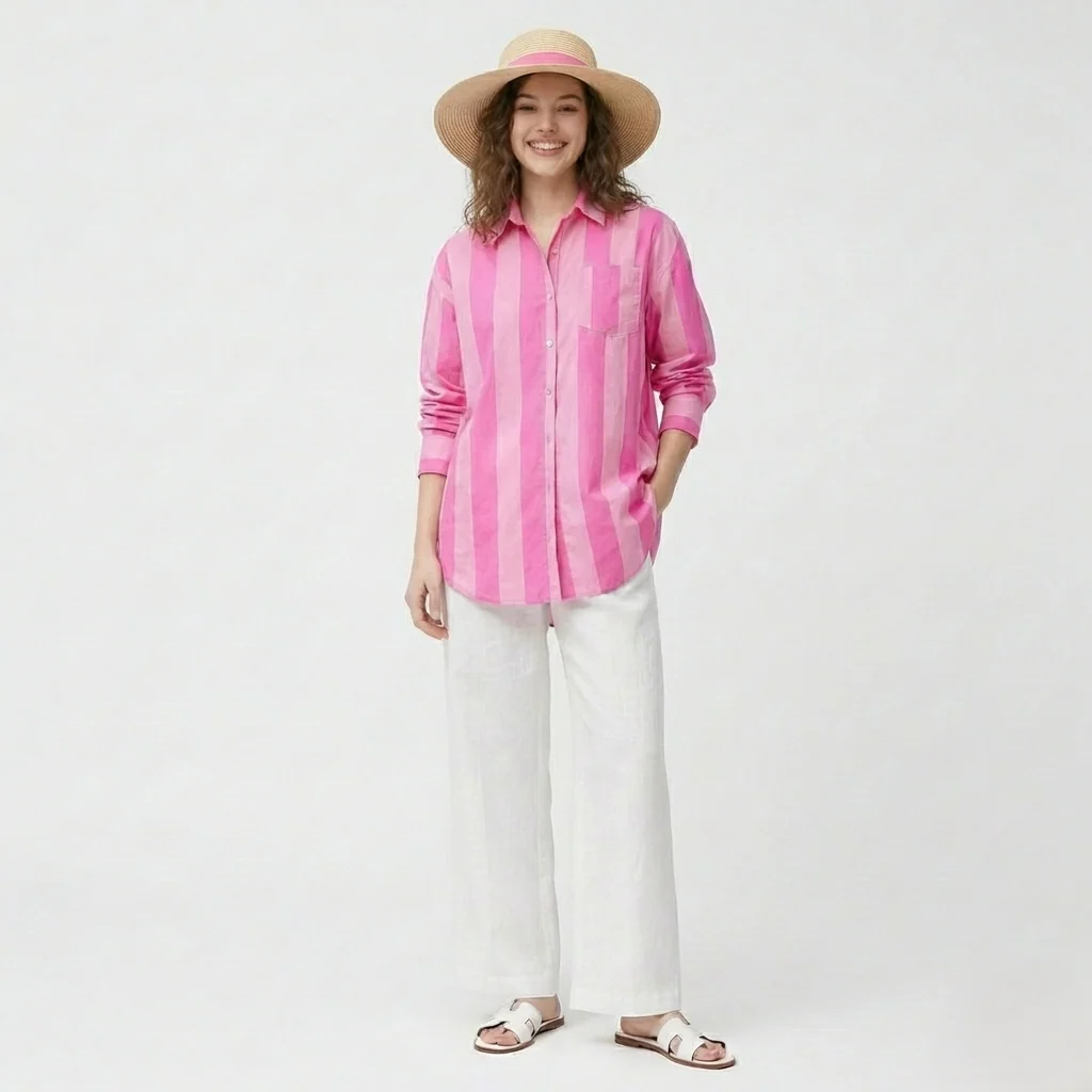 Dawn Striped Button Up - Image 7