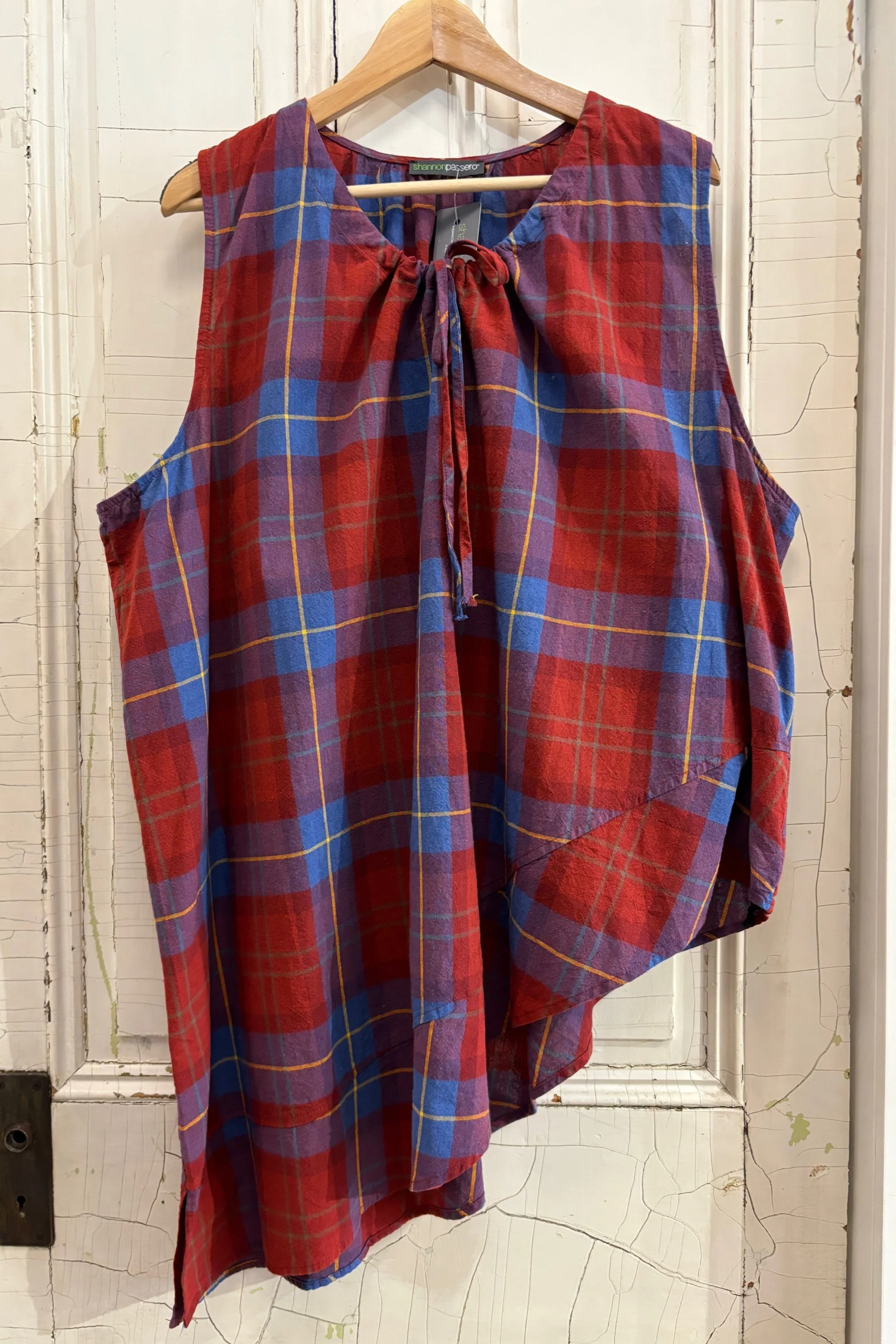 Eva Plaid Tunic