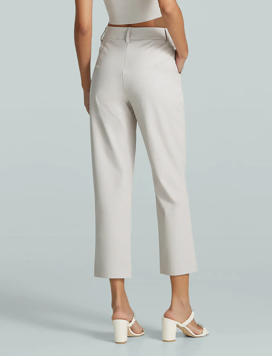 Faux Leather 7/8 Trouser - Image 8