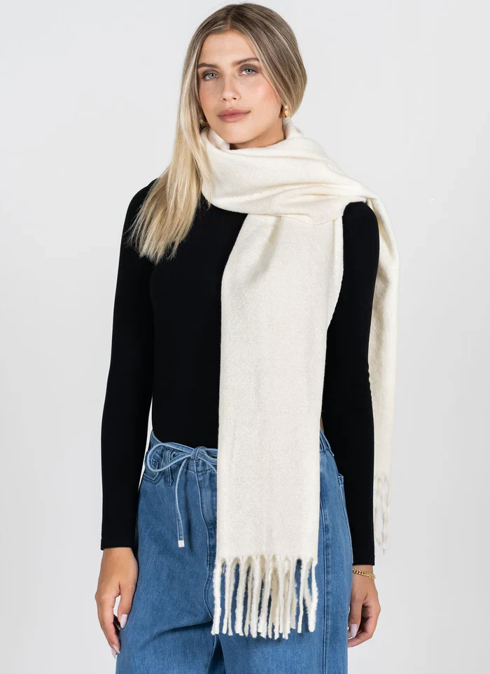 Fika Solid Blanket Scarf - Image 3