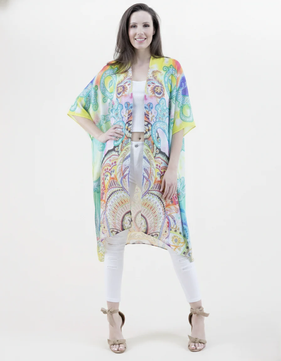 Garden Print Kimono - Image 3