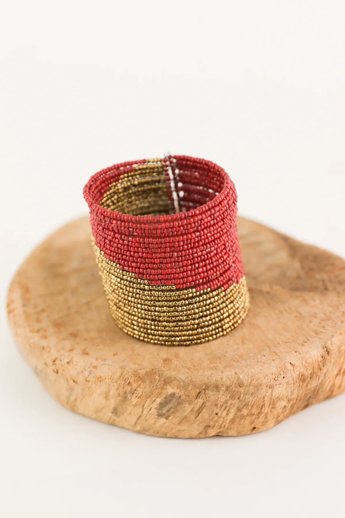 Golden Hour Beaded Cuff - Image 3