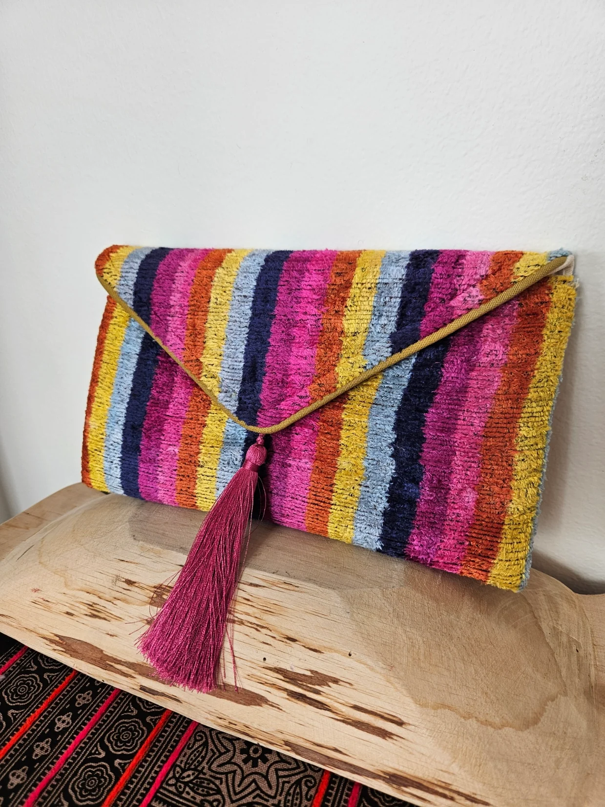 Ikat Clutch Bag - Image 2