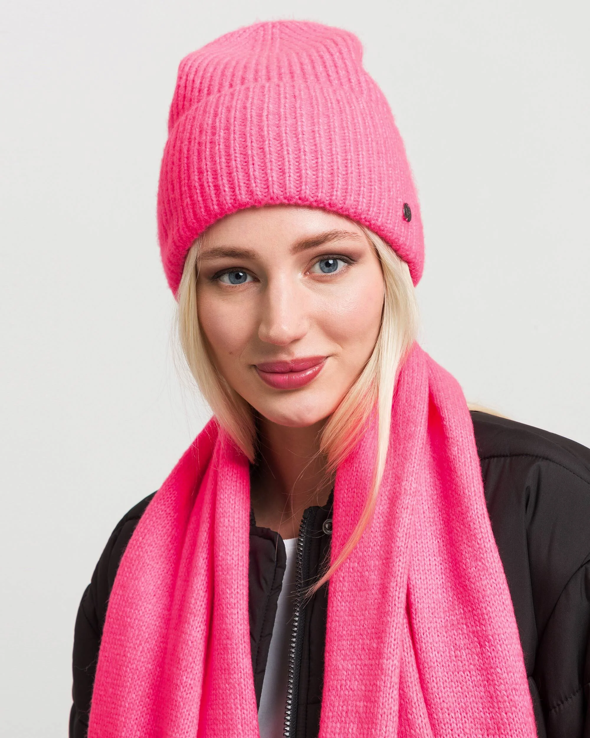 Melange Knit Beanie - Image 9