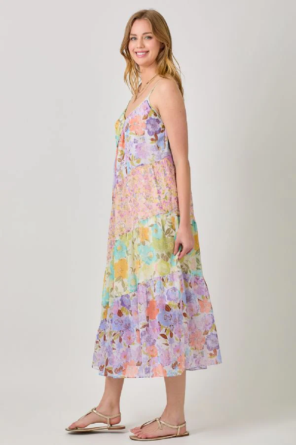 Spring Floral Maxi Dress - Image 3