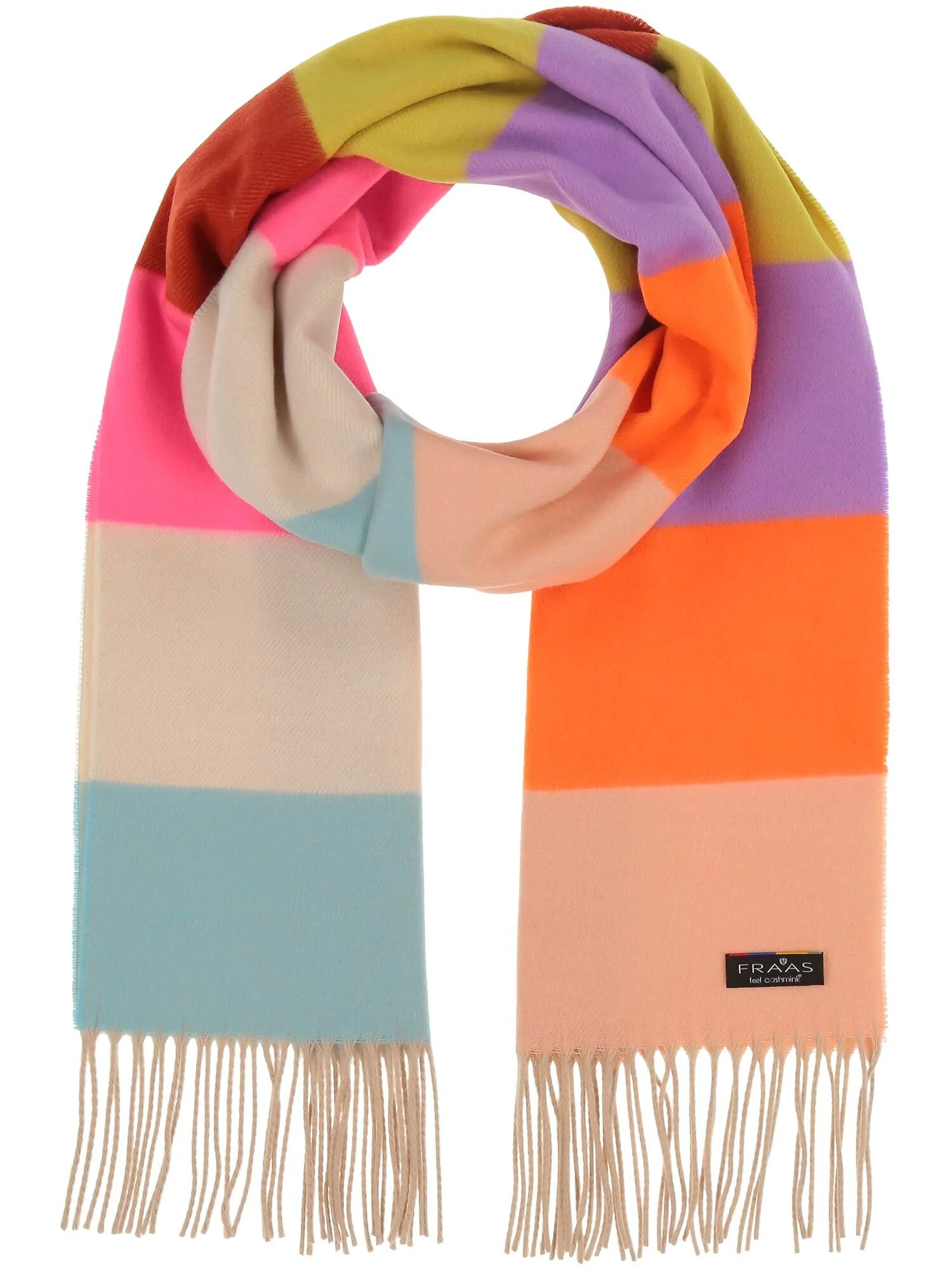 Multi Stripes Cashmink Scarf - Image 7