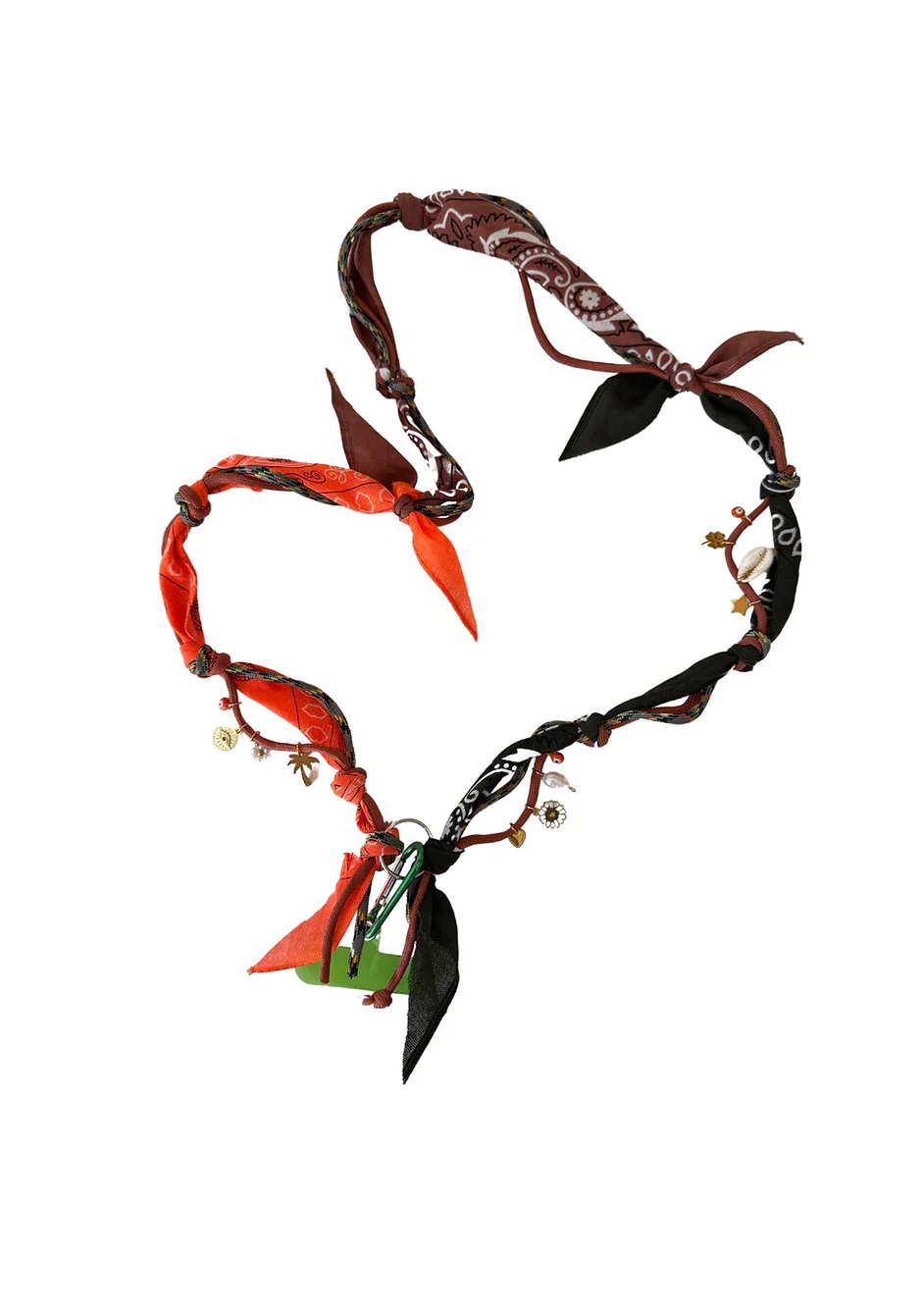 Orange and Maroon Phone Cord - Image 2