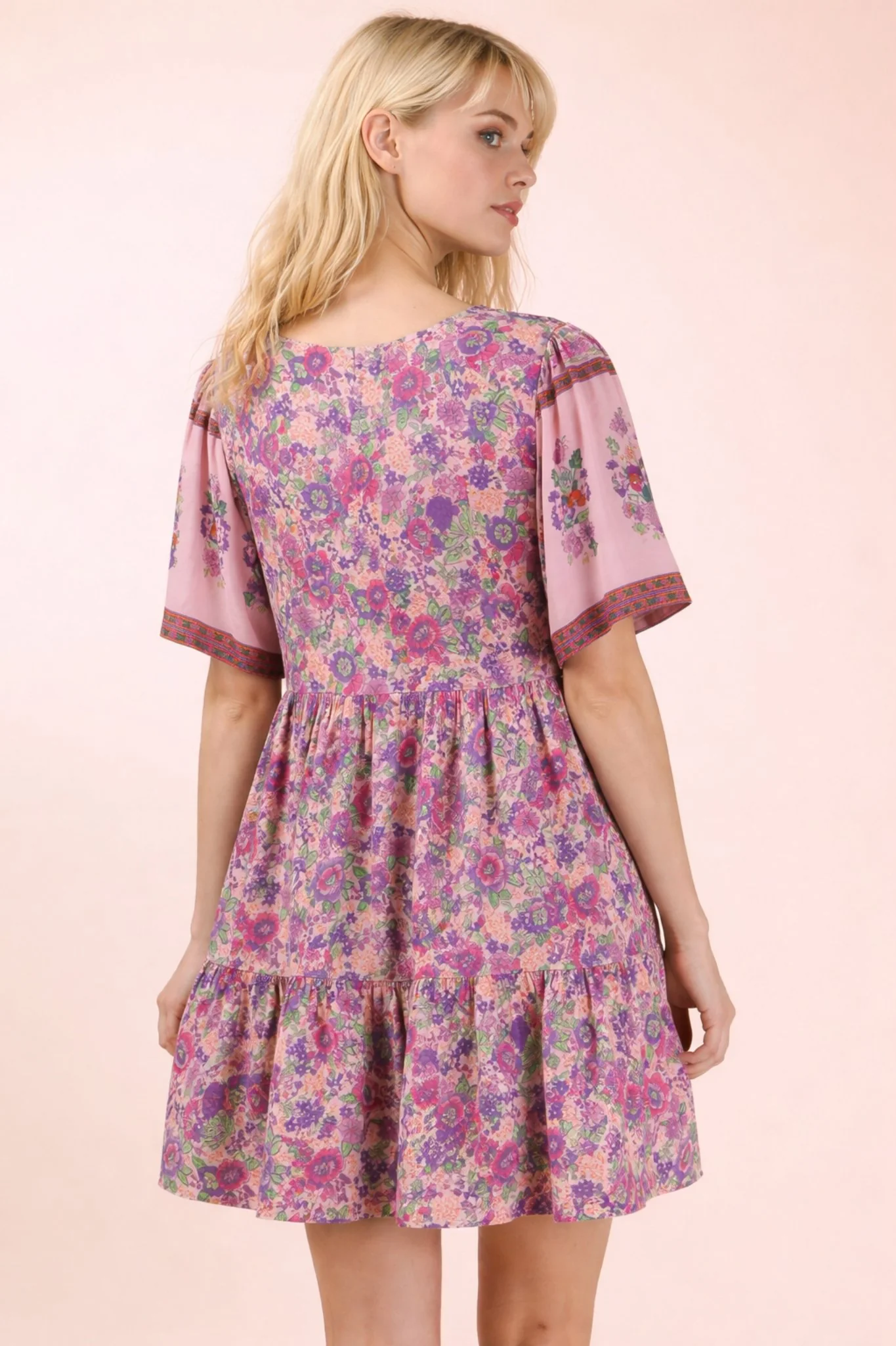 Rosé Petal Dress - Image 2