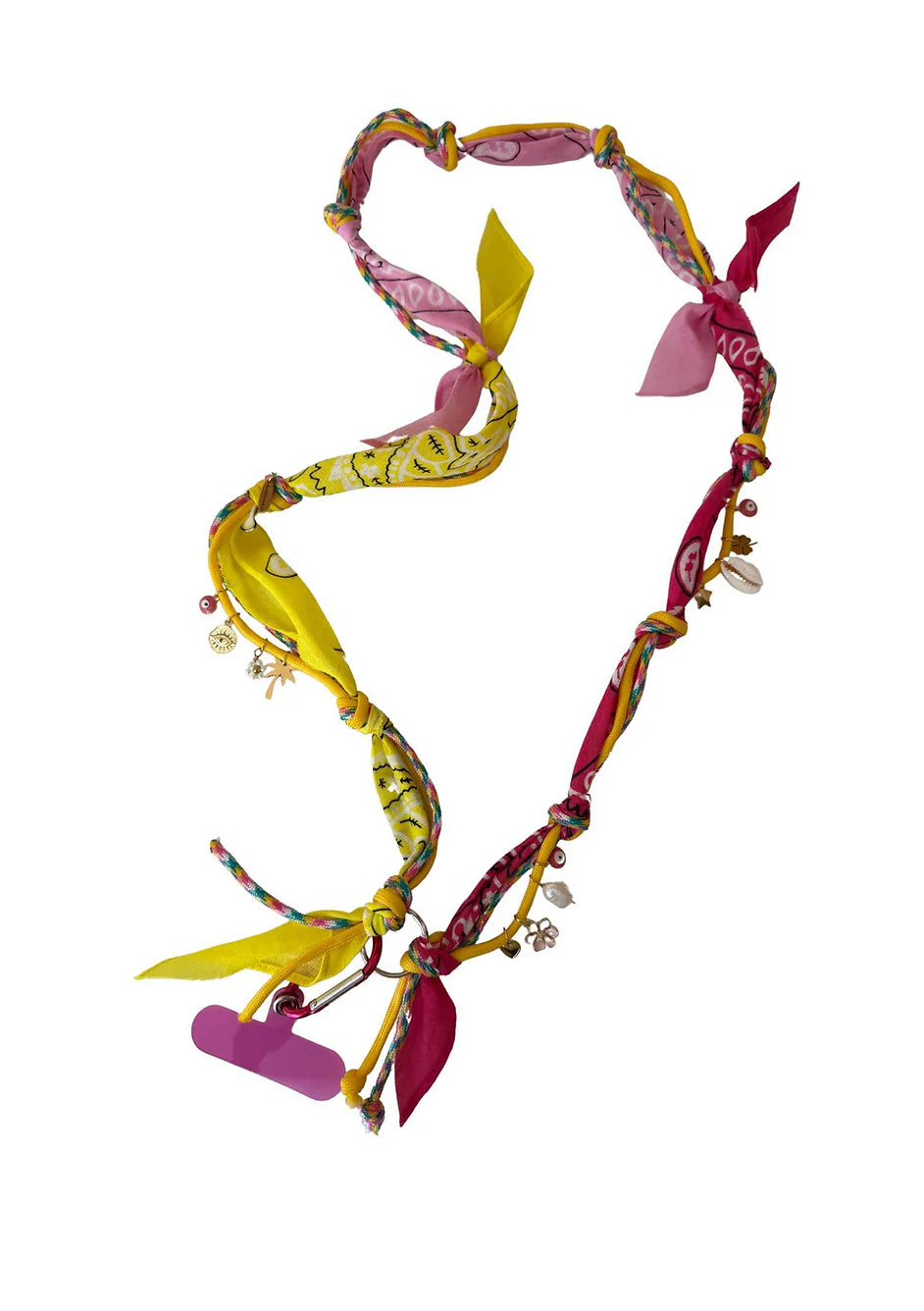 Pink and Yellow Phone Cord - Image 2
