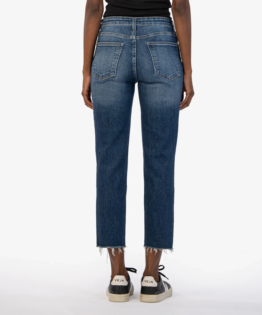 Rachael High Rise Mom Raw Hem - Image 4