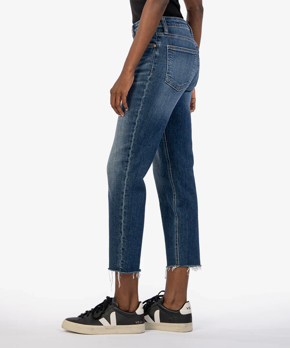 Rachael High Rise Mom Raw Hem - Image 5
