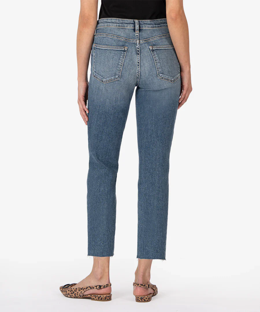 Rachael High Rise Mom Raw Hem - Image 7
