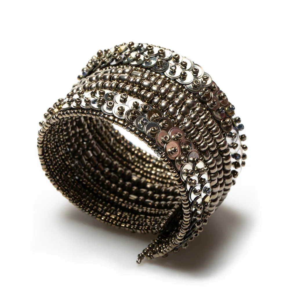 Sequin & Bead Cuff - Image 6